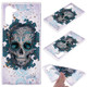Cartoon Pattern Gold Foil Style Dropping Glue TPU Soft Protective Case for Galaxy Note 10(Skull)