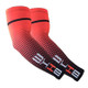 1 Pair Cool Men Cycling Running Bicycle UV Sun Protection Cuff Cover Protective Arm Sleeve Bike Sport Arm Warmers Sleeves L(Red)