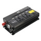 500W DC 12V to AC 220V Car Multi-functional 4588 Smart Power Inverter(Black)
