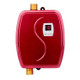 3800W Mini Electric Tankless Instant Hot Water Heater Bathroom Kitchen Washing Water Boiler Household Kitchen Appliance, Plug:220V EU Plug(Red)
