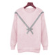 Personalized Loose Printed Sweatshirt (Color:Pink Size:XL)