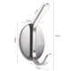 304 Stainless Steel Elliptical Hook Bathroom Non-perforated Storage Clothes Hanger