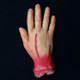 23cm Halloween Horror Props April Fool Day Party Prop Body Parts Decoration 5 Fingers Bloody Hand