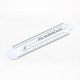 3 PCS Metal Steel Ruler Bookmark Drawing Supplies(15CM White)