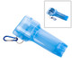 Sports Portable Dart Box Plastic Transparent Container Storage Darts Case with Key Buckle(Blue)