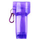 Sports Portable Dart Box Plastic Transparent Container Storage Darts Case with Key Buckle(Purple)