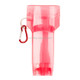 Sports Portable Dart Box Plastic Transparent Container Storage Darts Case with Key Buckle(Red)