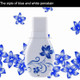 Simple Blue and White Porcelain Pattern Portable Audio Voice Recorder USB Drive, 16GB, Support Music Playback