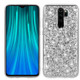 For Xiaomi Redmi Note 8 Pro Glittery Powder Shockproof TPU Case(Silver)