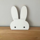 Creative Design Wooden Rabbit Wall Hanger Hook for Home Office, Max Load Weight: 2kg(White)