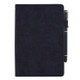 For iPad Pro 9.7 inch Calf Pattern Double Folding Design Embossed Leather Case with Holder & Card Slots & Pen Slot & Elastic Band(Black)