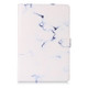 Colored Drawing Pattern Horizontal Flip PU Leather Case with Holder & Card Slots & Wallet For Galaxy Tab S4 10.5 / T830(White Marble )