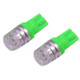 2 PCS T10 1.5W 60LM 1 LED Green COB LED Brake Light for Vehicles, DC12V(Green)