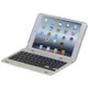 F1+ For iPad mini 4 Laptop Version Plastic Bluetooth Keyboard Protective Cover (Silver)