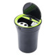 Universal  Portable Car ABS Trash Rubbish Bin Ashtray with Blue LED Light and Lit