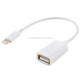 USB Female to 8pin Male OTG Adapter Cable, for iPad 4 / iPad mini / mini 2 Retina, Support iOS7/8, Length: 18cm(White)