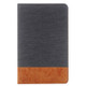 For Galaxy Tab A 10.1 / T580 Cross Texture Horizontal Flip Leather Case with Holder & Card Slots & Wallet(Grey)