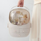 Portable Dust-proof Transparent Round Cosmetic Drawer Type Storage Box(Small Beauty Powder )