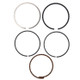 5 PCS Motorcycle Stainless Steel Piston Ring Kit for CG125