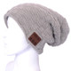 Weave Textured Knitted Bluetooth Headset Warm Winter Beanie Hat with Mic for Boy & Girl & Adults(Grey)