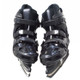 PVC + PP + Stainless Steel Skates Roller Skates, Size:35 Yards(Black)