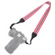 PULUZ Stripe Style  Series Shoulder Neck Strap Camera Strap for SLR / DSLR Cameras(Rose Red)