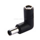 DC 7406 Male  to DC 7406 Female Connector Power Adapter for HP Laptop Notebook, 90 Degree Right Angle Elbow