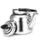 Stainless Steel Whistle Kettle for Induction Cooker Home Classical Piano Sound Singing Pot without Magnetic Heat, Capacity:1.5L