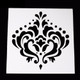 2 PCS Crown Pattern Painting Scrapbooking Mold Coffee DIY Decor Embossing Paper Cards Layering Stencils