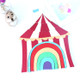 Children Toys Wooden Stacks Rainbow Blocks Circus Ornaments  Home Decoration