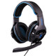 SADES SA-810 3.5mm Gaming Headset Wired Headphone with Wire Control + Mic for PC, Laptop (Black+Blue)