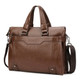 WEIXIER 15036-4 Multifunctional Men Business Handbag Computer Briefcase Single Shoulder Bag (Brown)