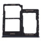 SIM Card Tray + SIM Card Tray + Micro SD Card Tray for Galaxy A40 (Black)