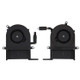 1 Pair for Macbook Pro 13.3 inch A1425 (Late 2012 - Early 2013) Cooling Fans (Left + Right)