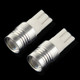 2 PCS T10 3W White Light LED Car Signal Light Bulb, DC 12V