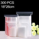 300 PCS 18cm x 26cm PE Self Sealing Clear Zip Lock Packaging Bag, Custom Printing and Size are welcome