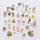 2 Packs Hand Account Sticker Animal Series Castle Sticker Cutbook Making Material(Mori Girls)