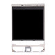 LCD Screen and Digitizer Full Assembly with Frame for BlackBerry Passport Silver Edition