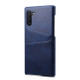 Suteni Calf Texture Back Cover Protective Case with Card Slots for Galaxy Note 10(Blue)