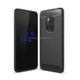 Brushed Texture Carbon Fiber Shockproof TPU Case for Huawei Mate 20 (Black)