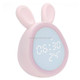 Creative Multifunctional Cartoon Time Rabbit Smart Alarm Clock(Pink)