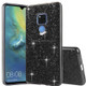 Glittery Powder Shockproof TPU Case for Huawei Mate 20(Black)