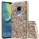 Glittery Powder Shockproof TPU Case for Huawei Mate 20(Gold)