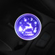 Car AcrylicColorful USB Charger Water Cup Groove LED Atmosphere Light(Christmas)