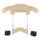 Yeleno Car Auto Stainless Steel Seat Headrest Coat Hanger