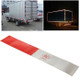 10 PCS Safety Warning Car Strap Reflective Truck Sticker, Size: 29.5cm x 4.8cm (Red + Silver)