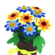 Toys for Children Crafts DIY Flower Pot Potted Plant Kindergarten Learning Education Toys(E)