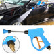 High Pressure Horn Shape Nozzle Clear Water Gun for Self-service Car Washing Machine, Outer Wire: 14 x 1.5