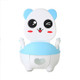 Baby Potty Toilet Bowl Training Seat Portable Urinal Comfortable Backrest Cartoon Cute Toilet(Blue cat)