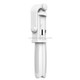 2 in 1 Foldable Bluetooth Shutter Remote Selfie Stick Tripod for iPhone and Android Phones(White)